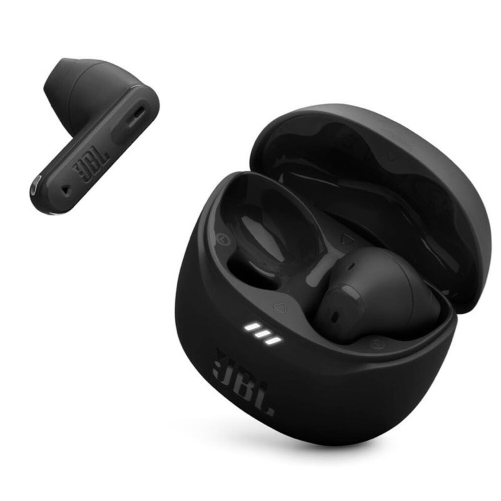 NEW JBL Tune Flex 2 Wireless Earbuds Black ANC Noise Cancelling 48Hr Battery